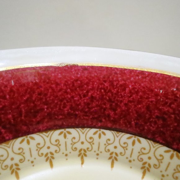 Burleigh Ware Bouilon Cream Soup Cup w/ Saucer Zenith Burgess & Leigh Ltd 1930's - Picture 5 of 8